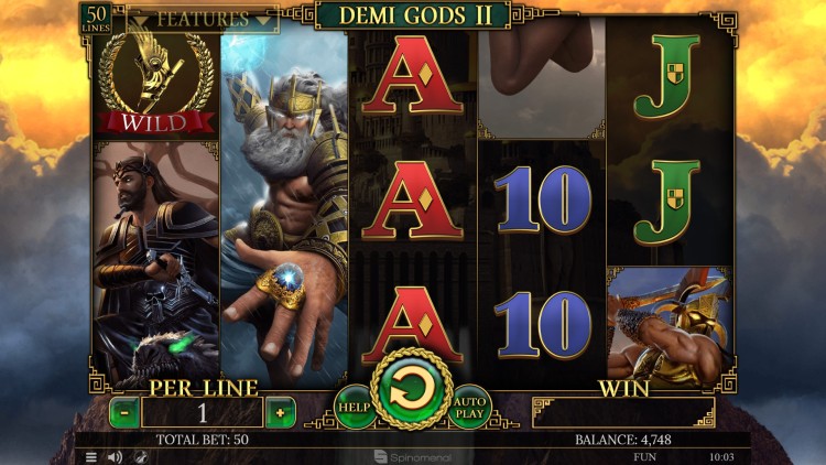   Demi Gods II  Pharaon Casino